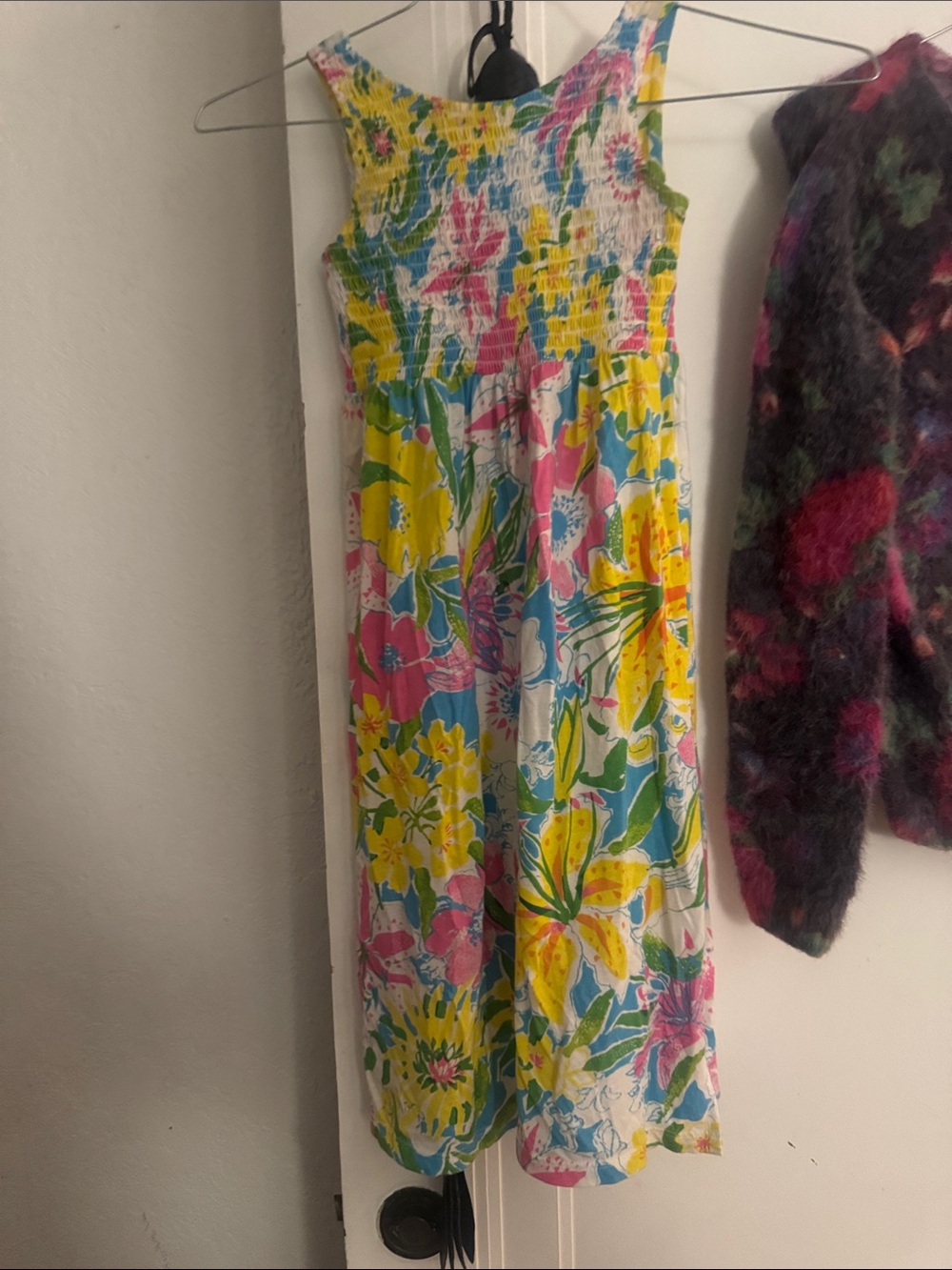 Lilly Pulitzer Girls Floral Sundress in Yellow, Pink, Blue, Green